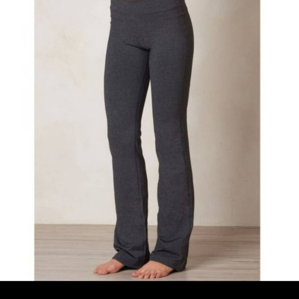 NWT Prana Olympia Flare Heather Grey Slim Legging Pants XS Tall - Picture 8 of 8